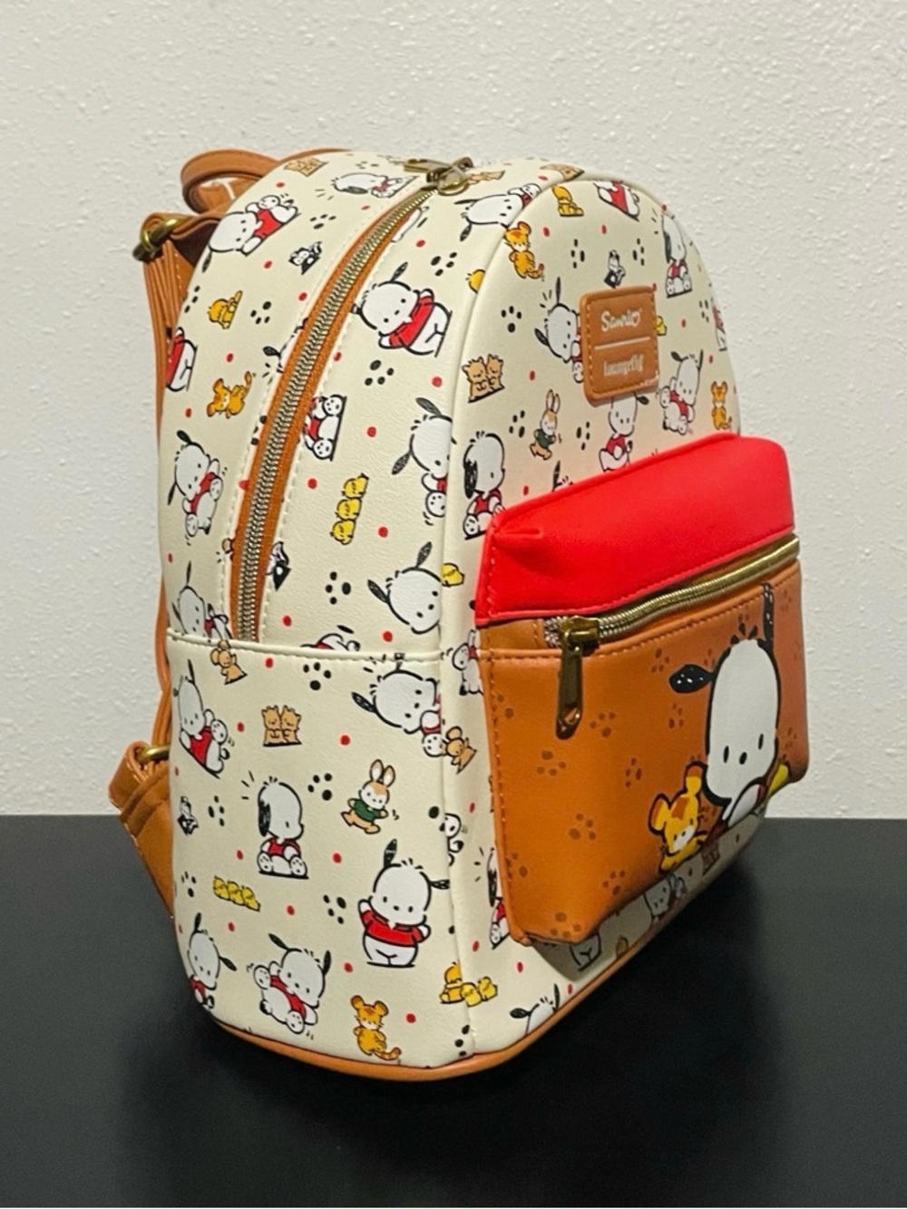 NWT Loungefly Pochacco and friends mini backpack. - Picture 2 of 4